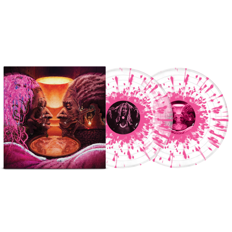 PUNK Vinyl - Clear with Pink Splatter